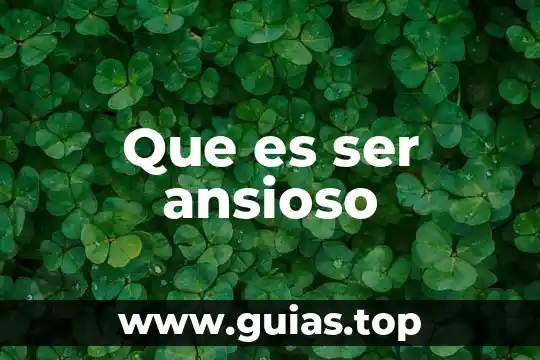 Que es ser viejo lesbiano 3 Que es ser ansioso