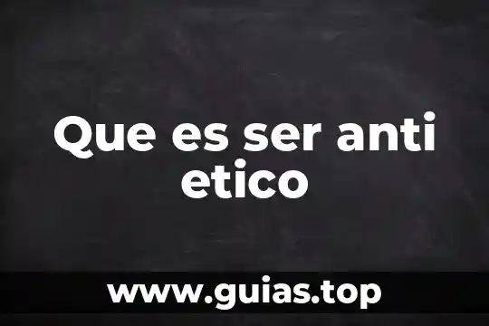 Qué es el mito ético filosofía 3 Que es ser anti etico
