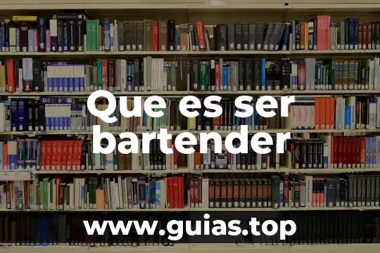Que es derecho a no ser sometido ala esclavitud 8 Que es ser bartender