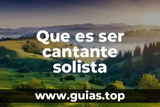 Que es ser un wannabe 8 Que es ser cantante solista