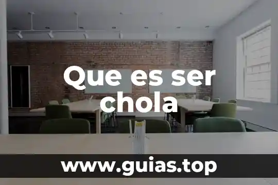 Que es ser demostrativo 6 Que es ser chola