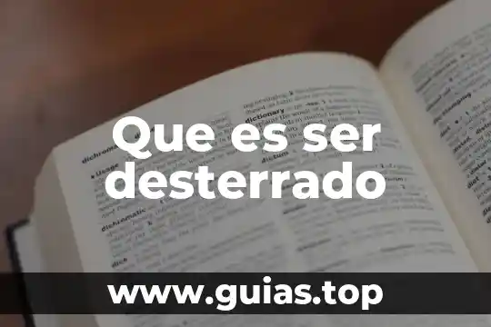 Que es ser planta anual 8 Que es ser desterrado