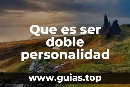 Qué es el método de doble saldo decreciente 8 Que es ser doble personalidad