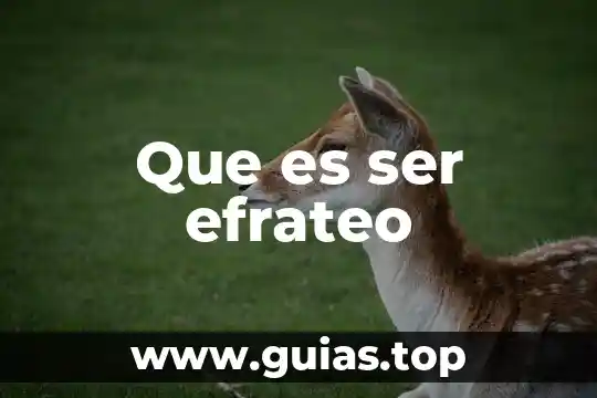 Que es ser muy altruista 4 Que es ser efrateo