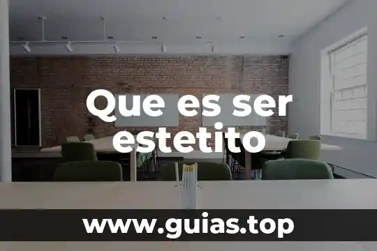 Que es ser copeteado 3 Que es ser estetito