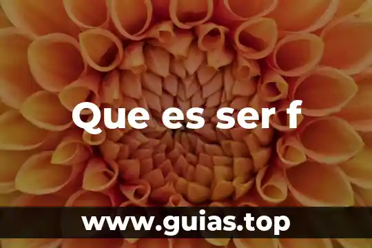 Que es ser obo 3 Que es ser f