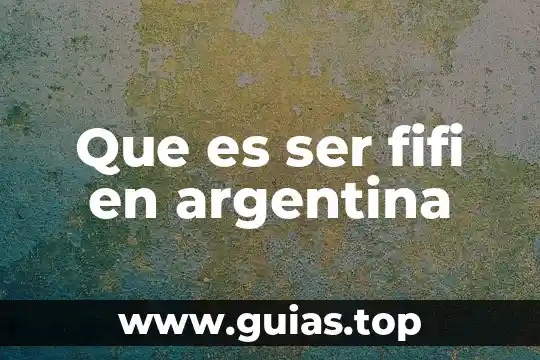 Que es estructura geologica de argentina 5 Que es ser fifi en argentina