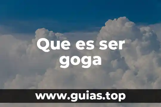 Que es ser de sangre fria 6 Que es ser goga