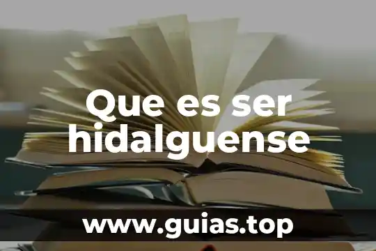 Wiski de que es 7 Que es ser hidalguense