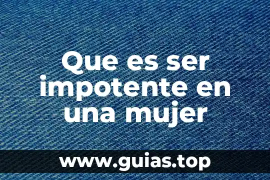 Que es ser un ciclista 3 Que es ser impotente en una mujer