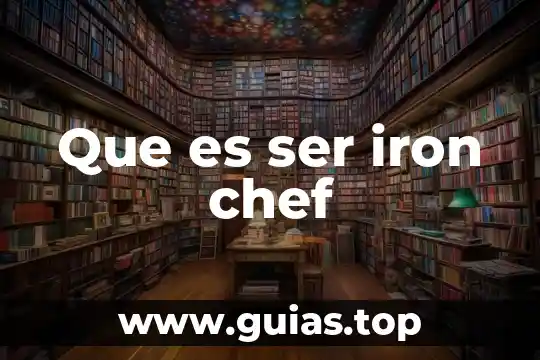 Que es ser autista en la ortografia 5 Que es ser iron chef