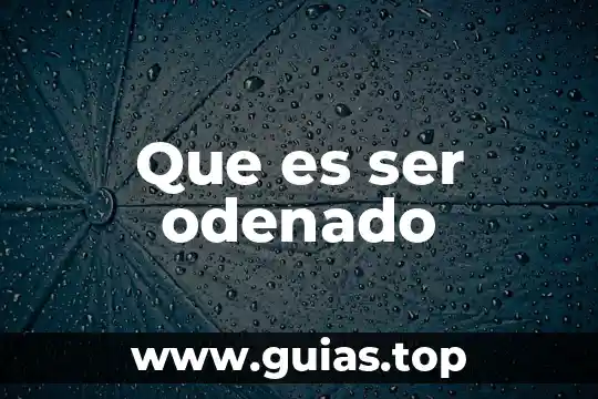 Que es el ser humano en sus diferentes etapas 6 Que es ser odenado