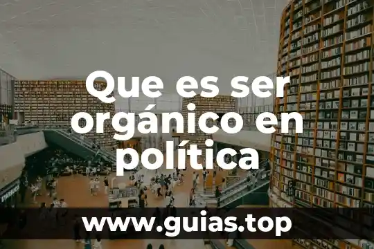 Que es ser rojo y facha 8 Que es ser orgánico en política