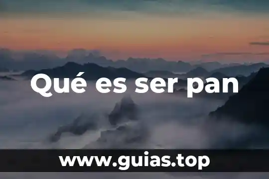 Que es la vida de pan triste 5 Qué es ser pan