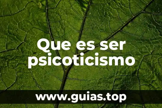 Que es ser diseñafor 6 Que es ser psicoticismo