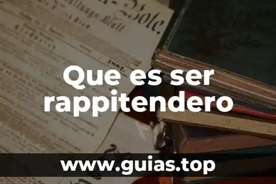 Que es ser muy altruista 7 Que es ser rappitendero