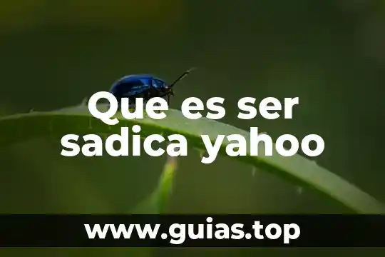 Que es ser un lince 3 Que es ser sadica yahoo