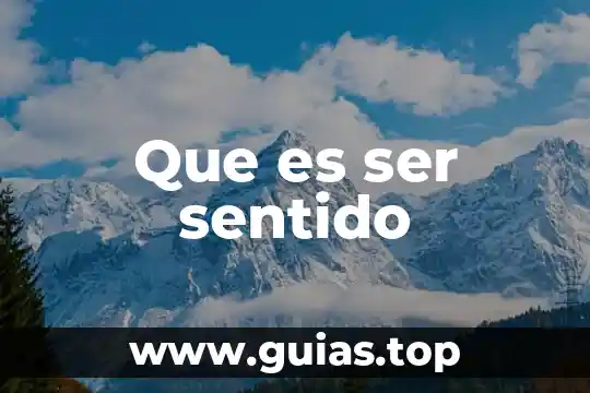 Que es ser auspicioso 3 Que es ser sentido