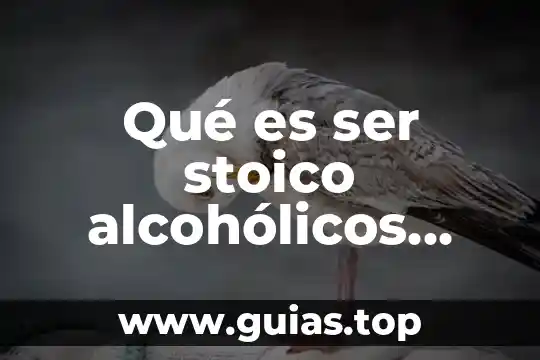 Que es ser un ciclista 4 Qué es ser stoico alcohólicos anónimos
