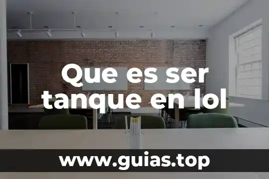 Que es ser excepcional 4 Que es ser tanque en lol