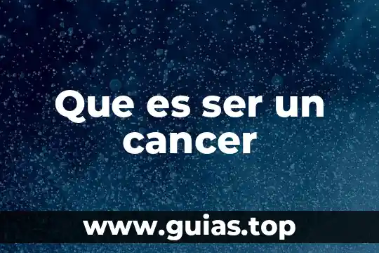 Que es un planteamiento del problema cancer de prostata 4 Que es ser un cancer