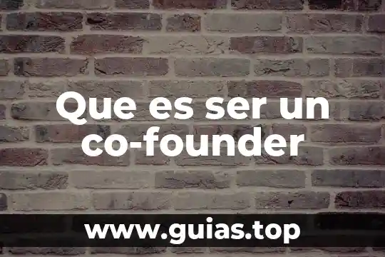 Que es ser planta anual 5 Que es ser un co-founder