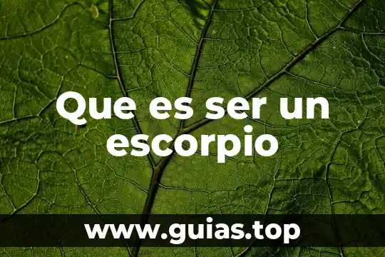 Que es ser injusto yahoo 4 Que es ser un escorpio