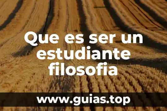 Que es ser eco friendly 5 Que es ser un estudiante filosofia