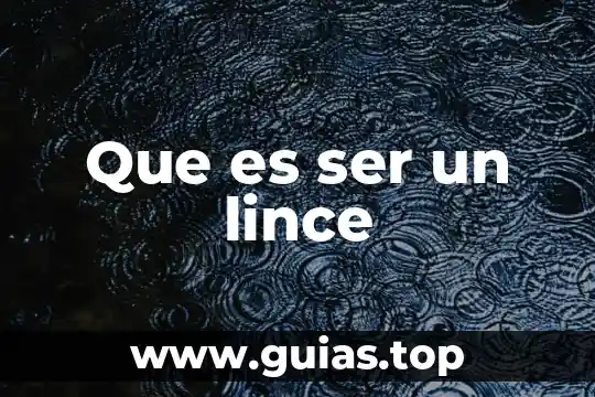 Que es la digestion mecanica en el ser humano 6 Que es ser un lince