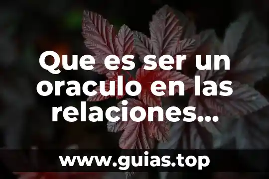 Qué es formulario base de datos 7 Que es ser un oraculo en las relaciones humanas