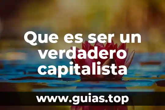 Que es el plustrabajo en un sistema capitalista 4 Que es ser un verdadero capitalista