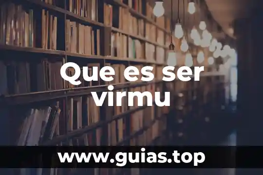 Introduccion de que es ser social 6 Que es ser virmu