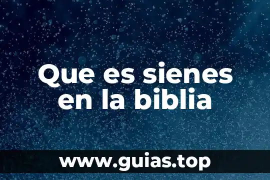 Que es ser fariseo segun la biblia 6 Que es sienes en la biblia