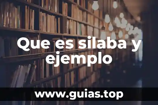 Tipos de sistemas de reservaciones que es 4 Que es silaba y ejemplo