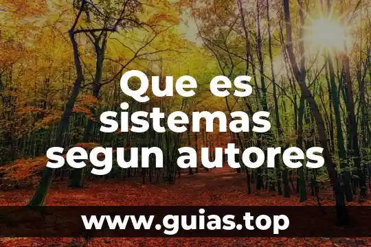 Concepto de que es un codigo de etica segun autores 5 Que es sistemas segun autores