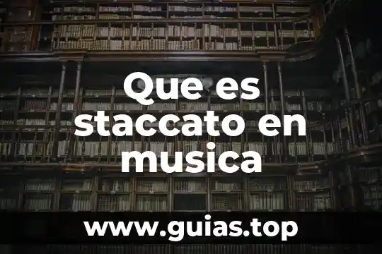 Imágenes de que es música 6 Que es staccato en musica