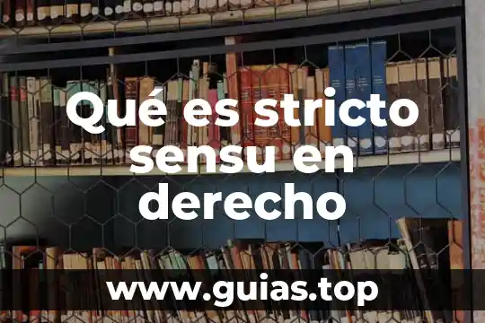 Que es la libertad de pensamiento para niños 4 Qué es stricto sensu en derecho