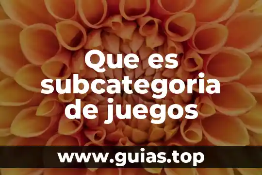 Que es mantenimiento en juegos online 3 Que es subcategoria de juegos
