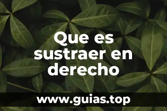 Concepto doctrinal de riesgo en derecho mercantil que es 3 Que es sustraer en derecho