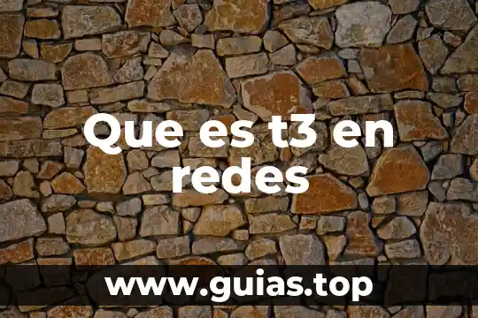 Que es cobit en redes 4 Que es t3 en redes