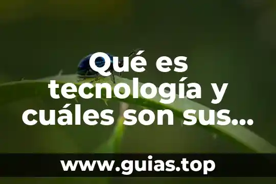 Qué es una señal analógica y cuáles son sus características 4 Qué es tecnología y cuáles son sus ramas