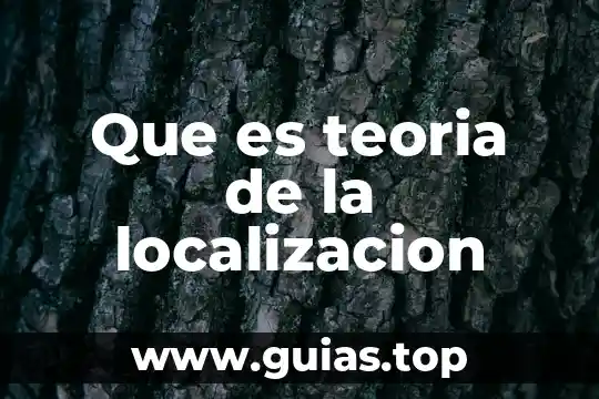 Que es la teoria arousal 4 Que es teoria de la localizacion
