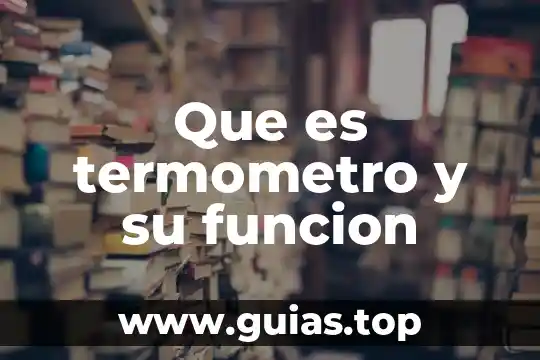 Que es y para que sirve el termómetro de gas 7 Que es termometro y su funcion