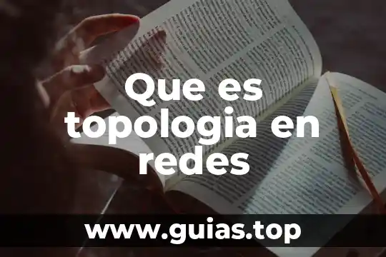 Que es topologia en redes