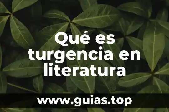Qué es sujeto compuesto en literatura 8 Qué es turgencia en literatura