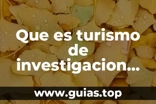 Que es el insomnio de cientifica 4 Que es turismo de investigacion cientifica
