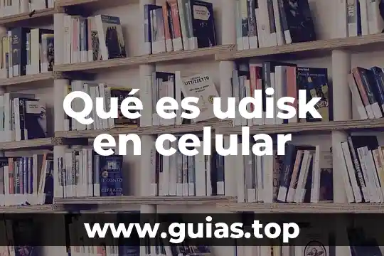 Que es global version en un celular 3 Qué es udisk en celular