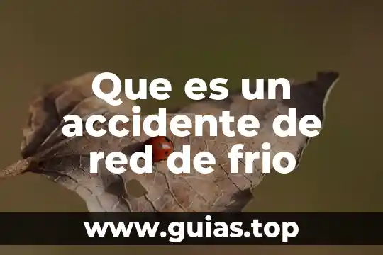 Fuego y hombre con frio que es apensar 6 Que es un accidente de red de frio