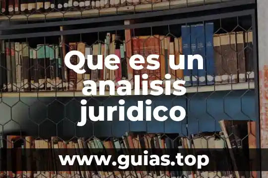 Que es ente concepto juridico 6 Que es un analisis juridico
