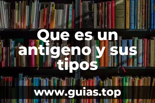Libro español que es la lectura y tipos 5 Que es un antigeno y sus tipos
